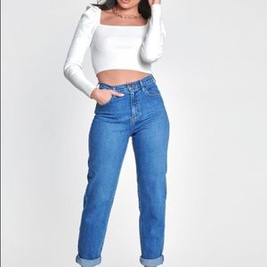 Vibrant M.I.U High-waisted Mom Jeans